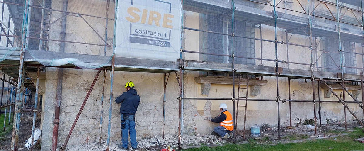 Cafaggiolo: l'intervento rispettoso di SIRE Costruzioni per il recupero delle facciate